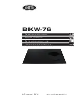 Preview for 1 page of BORETTI BIKW-76 Operating Instructions Manual