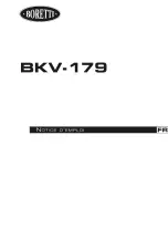 Предварительный просмотр 19 страницы BORETTI BKV-179 Operating Instructions Manual