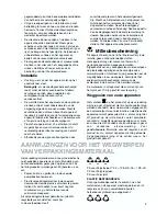 Preview for 3 page of BORETTI BKV178 Operating Instructions Manual