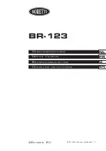 BORETTI BR-123 Operating Instructions Manual preview