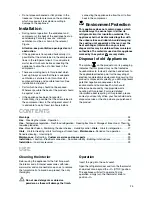 Preview for 25 page of BORETTI BRV122 Operating Instructions Manual