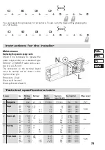 Preview for 79 page of BORETTI BTG-100 Operating Instructions Manual