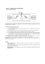 Preview for 8 page of BORETTI BV-83 Operating Instructions Manual