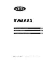 BORETTI BVW-683 Operating Instructions Manual предпросмотр