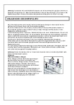 Preview for 122 page of BORETTI BVW-683 Operating Instructions Manual