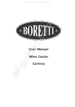 Preview for 1 page of BORETTI Cantina User Manual