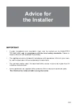 Preview for 205 page of BORETTI CFBI902AN Instruction On Mounting And Use Manual