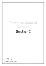 Предварительный просмотр 21 страницы Borg & Overstrom 818 Installation & Operation Manual