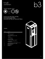 Preview for 1 page of Borg & Overstrom b3 Install & Operation Manual