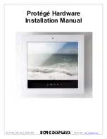 BORG DISPLAYS Protege Installation Manual preview