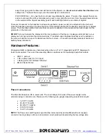 Preview for 3 page of BORG DISPLAYS Protege Installation Manual