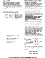 Preview for 2 page of Borg Locks BL2615MG Parts List, Installation And General Information