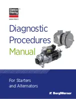 Borg Warner Delco Remy 28MT Diagnostic Procedures Manual предпросмотр