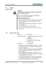 Предварительный просмотр 123 страницы Borger Classic FL 1036 Operating Manual