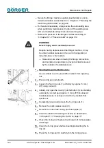 Предварительный просмотр 126 страницы Borger Classic FL 1036 Operating Manual