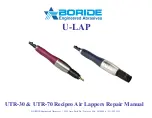 Boride U-LAP UTR-30 Repair Manual предпросмотр