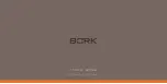 BORK B 782 Instruction Manual preview