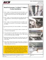 Предварительный просмотр 4 страницы Borla Performance Caliber R/T 2007 Installation Instructions