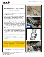 Preview for 4 page of BORLA 140317 Installation Instructions