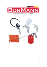 Предварительный просмотр 1 страницы BorMann 001645 Manual