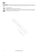 Preview for 39 page of BorMann 003700 User Manual