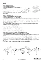 Предварительный просмотр 8 страницы BorMann 015550 Manual