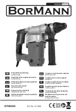 Preview for 1 page of BorMann 017226 Instructions Manual