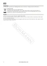 Предварительный просмотр 23 страницы BorMann 028123 User Manual