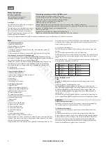 Preview for 4 page of BorMann BDM6100 User Manual