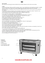 Предварительный просмотр 2 страницы BorMann BEH6000 Owner'S Manual