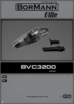 Предварительный просмотр 1 страницы BorMann Elite BVC3200 Instruction Manual