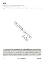 Preview for 3 page of BorMann Elite DS3010 Manual