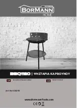 Предварительный просмотр 1 страницы BorMann HOME BBQ1120 Owner'S Manual