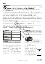 Preview for 2 page of BorMann PRO BBP2011 User Manual