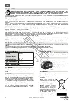 Предварительный просмотр 4 страницы BorMann PRO BBP2011 User Manual