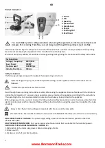 Preview for 7 page of BorMann PRO BCP3000 Owner'S Manual