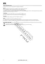 Preview for 4 page of BorMann PRO BEW8600 Owner'S Manual