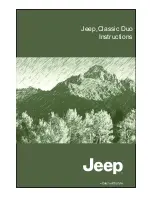 Born With Style Jeep classic duo Instruction Manual предпросмотр