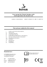 BORNIAK BBDST-150 User Manual preview