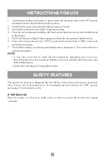 Preview for 7 page of BOROSIL VOLCANO OFR 09 FIN User Manual