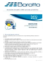 Предварительный просмотр 245 страницы Borotto REAL 12 AUTOMATIC Instruction Manual