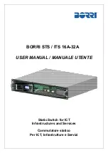 Borri ITS 16A User Manual preview