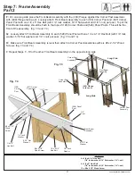 Preview for 21 page of Borrowed Spaces CHARLESTON PERGOLA YM11762 Installation And Operating Instructions Manual