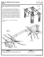 Preview for 26 page of Borrowed Spaces CHARLESTON PERGOLA YM11762 Installation And Operating Instructions Manual