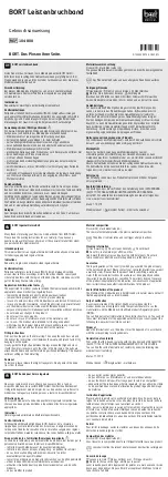 Предварительный просмотр 1 страницы bort medical 104 800 Quick Manual