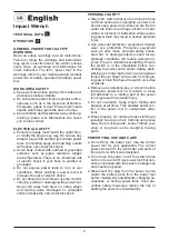 Preview for 4 page of Bort 91275806 User Manual