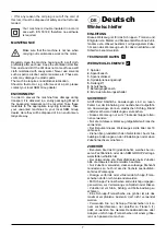 Preview for 3 page of Bort 98290004 User Manual