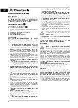 Preview for 6 page of Bort 98299458 User Manual