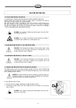 Preview for 21 page of Bortek hammerhead 1100srx Use And Maintenance Manual