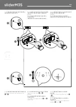 Предварительный просмотр 14 страницы Bortoluzzi sliderM35 Assembly And Adjustments